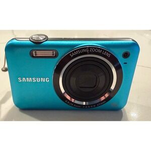 Samsung SL605 Digital Camera 12.2MP 5x Optical Zoom Blue Point and Shoot